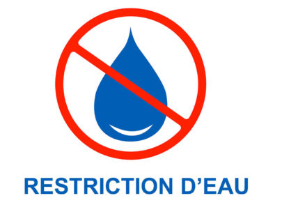 logo restriction eau